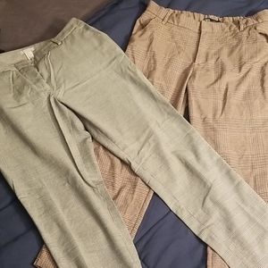 Zara and hnm trousers